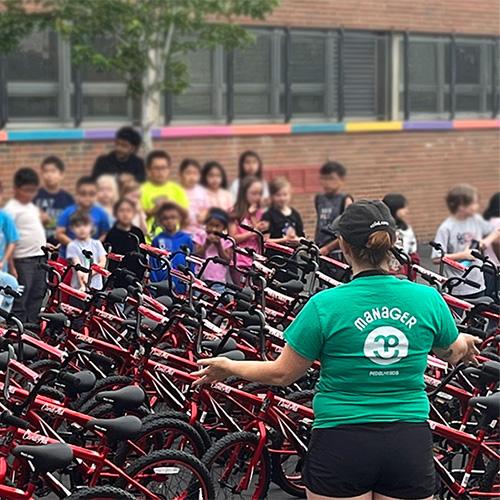 Pedalheads+ provides no cost camps and lessons to families with barriers