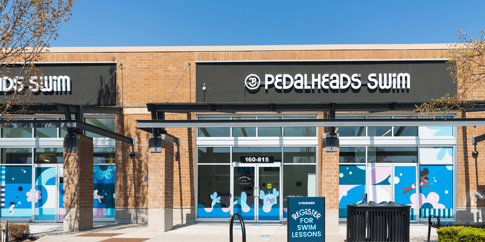 exterior of Pedalheads pool at Fremont Village