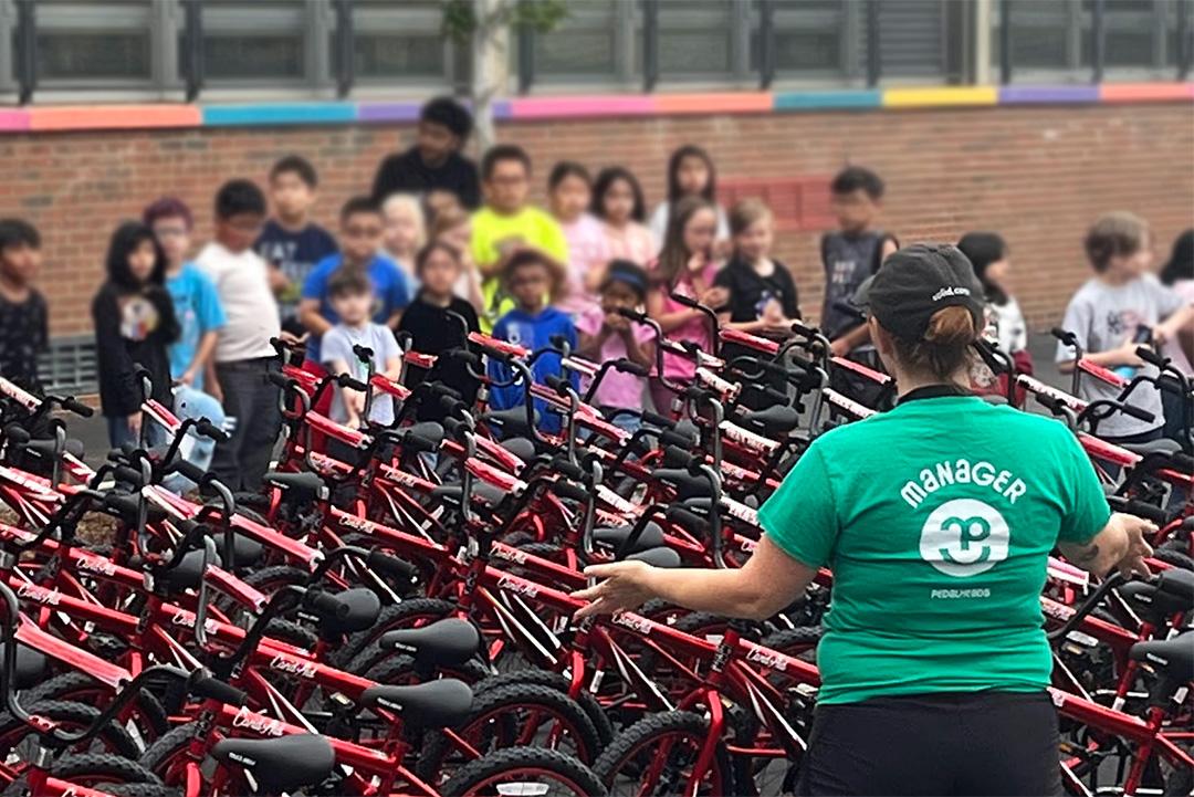 bikes donated to Pedalheads+ kids by Pedalheads
